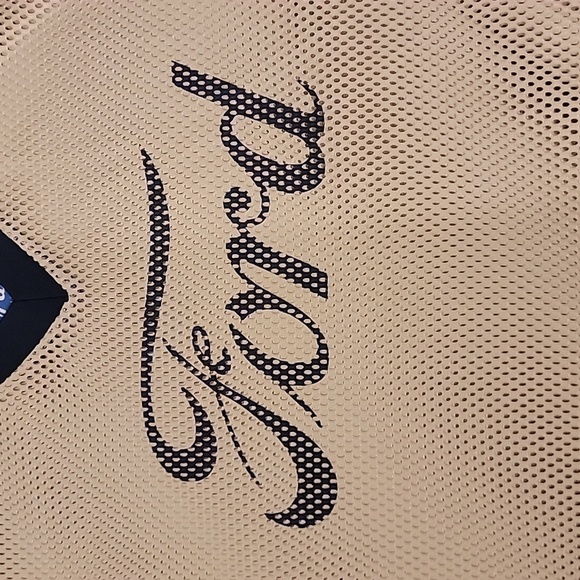 PacSun Ford Unisex Beige and Navy Mesh Jersey~Size Medium~New With Tags - Picture 5 of 6